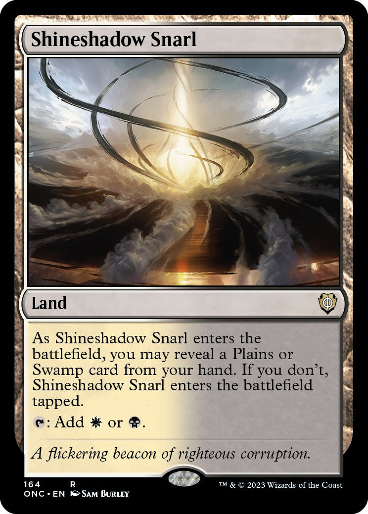 Shineshadow Snarl [Phyrexia: All Will Be One Commander] | Shuffle n Cut Hobbies & Games