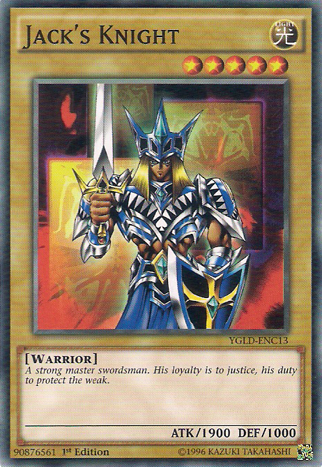 Jack's Knight [YGLD-ENC13] Common | Shuffle n Cut Hobbies & Games