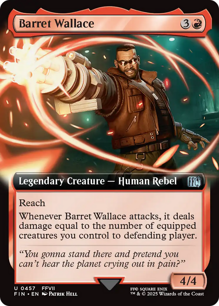Barret Wallace (Extended Art) [FINAL FANTASY] | Shuffle n Cut Hobbies & Games