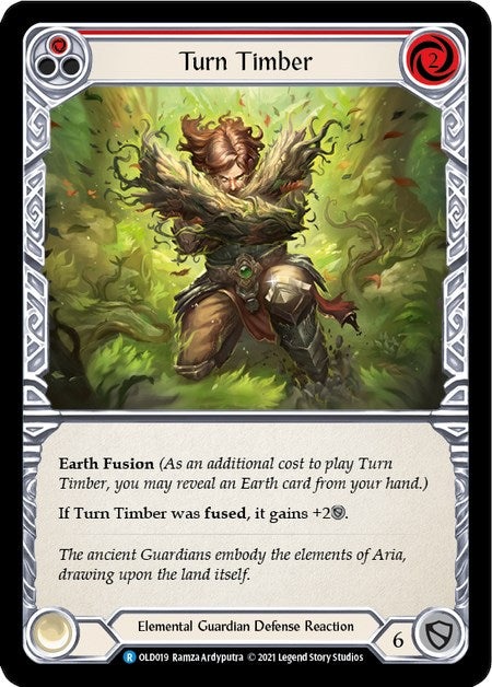 Turn Timber (Red) [OLD019] (Tales of Aria Oldhim Blitz Deck)  1st Edition Normal | Shuffle n Cut Hobbies & Games
