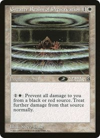 Greater Realm of Preservation (Oversized) [Oversize Cards] | Shuffle n Cut Hobbies & Games