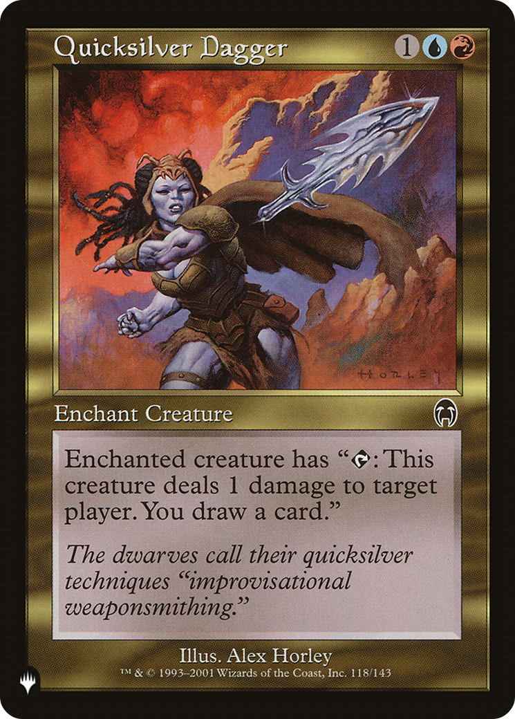 Quicksilver Dagger [The List] | Shuffle n Cut Hobbies & Games