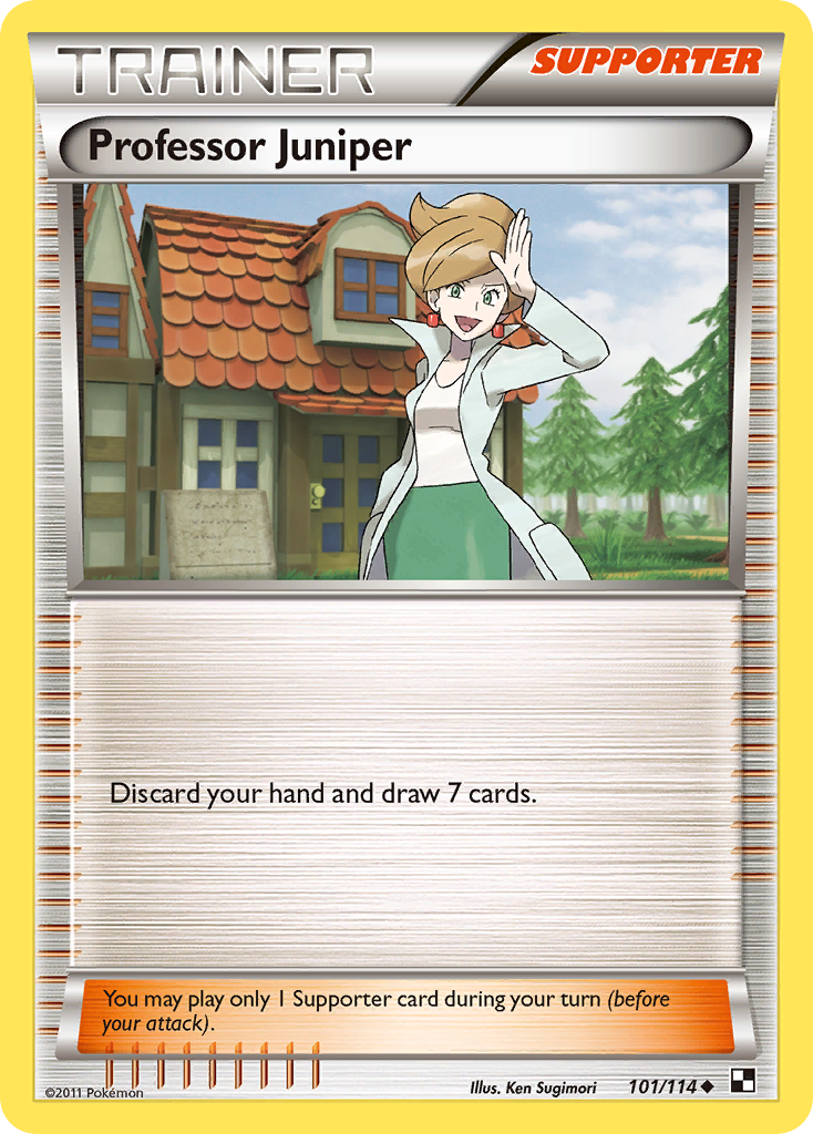Professor Juniper (101/114) [Black & White: Base Set] | Shuffle n Cut Hobbies & Games