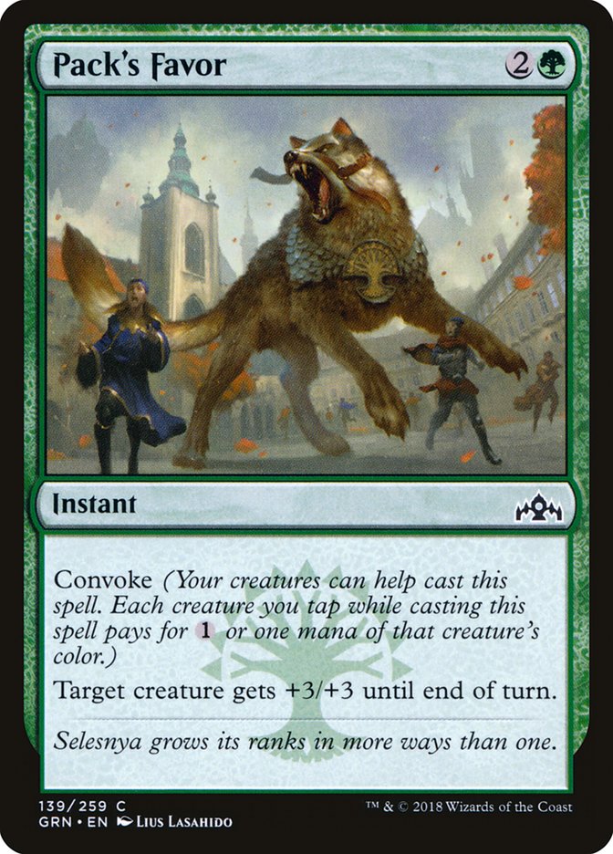 Pack's Favor [Guilds of Ravnica] | Shuffle n Cut Hobbies & Games