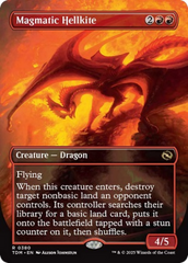 Magmatic Hellkite (Borderless) [Tarkir: Dragonstorm] | Shuffle n Cut Hobbies & Games