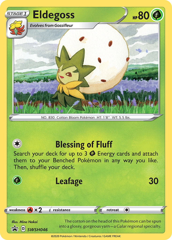 Eldegoss (SWSH046) [Sword & Shield: Black Star Promos] | Shuffle n Cut Hobbies & Games