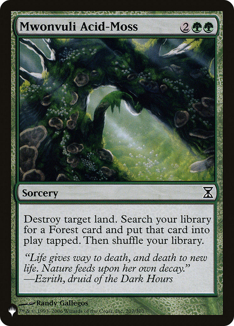 Mwonvuli Acid-Moss [The List] | Shuffle n Cut Hobbies & Games