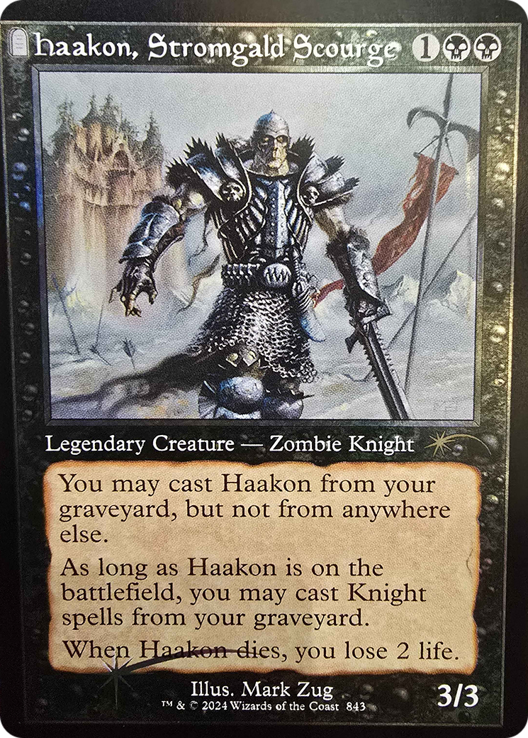 Haakon, Stromgald Scourge (Retro Frame) [Secret Lair Drop Series] | Shuffle n Cut Hobbies & Games