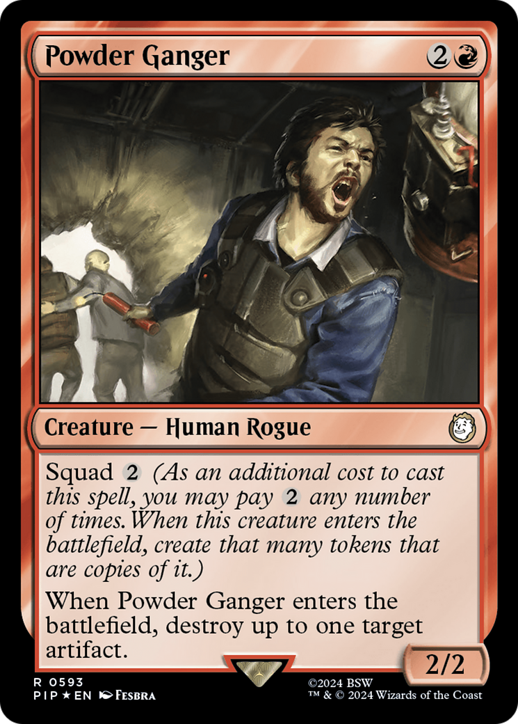 Powder Ganger (Surge Foil) [Fallout] | Shuffle n Cut Hobbies & Games