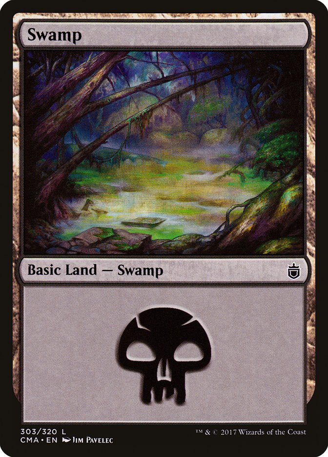 Swamp (303) [Commander Anthology] | Shuffle n Cut Hobbies & Games