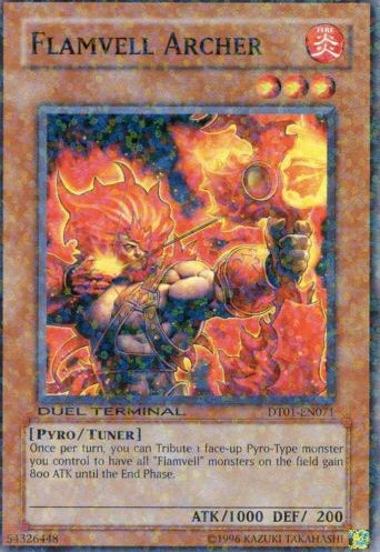 Flamvell Archer [DT01-EN071] Common | Shuffle n Cut Hobbies & Games