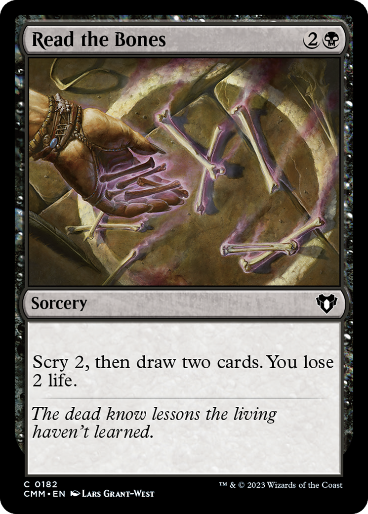 Read the Bones [Commander Masters] | Shuffle n Cut Hobbies & Games