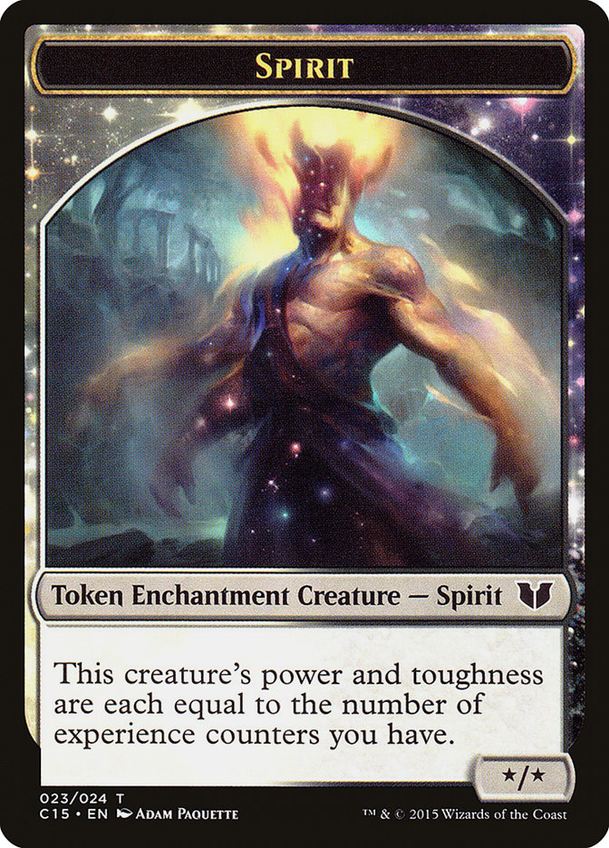 Spirit (023) // Cat Double-Sided Token [Commander 2015 Tokens] | Shuffle n Cut Hobbies & Games