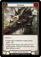 Pummel (Blue) [U-WTR208] (Welcome to Rathe Unlimited)  Unlimited Rainbow Foil | Shuffle n Cut Hobbies & Games