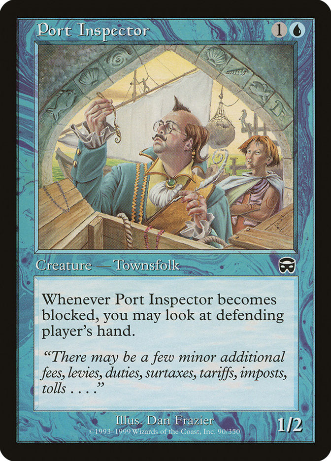 Port Inspector [Mercadian Masques] | Shuffle n Cut Hobbies & Games