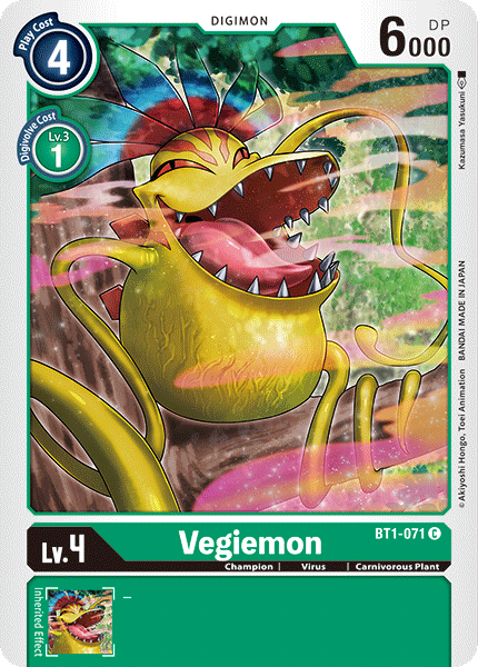 Vegiemon [BT1-071] [Release Special Booster Ver.1.0] | Shuffle n Cut Hobbies & Games
