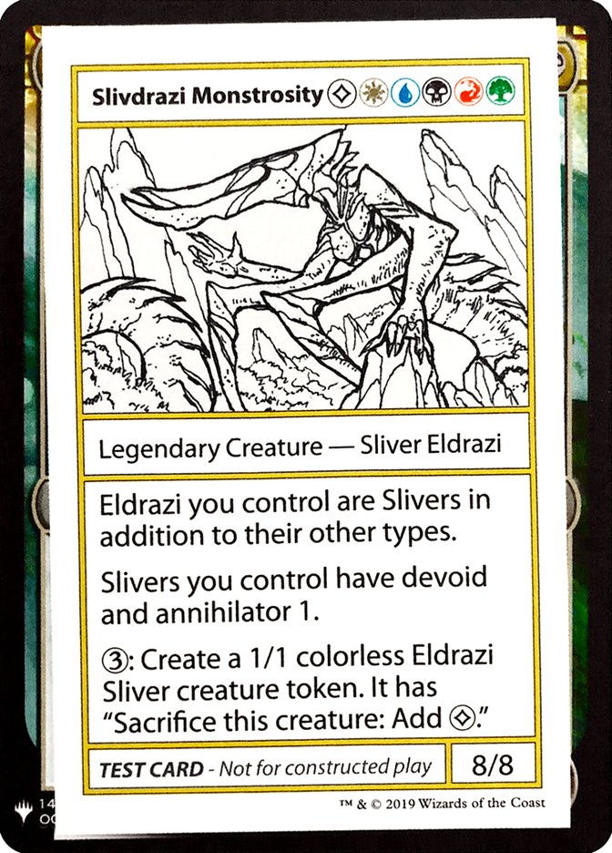 Slivdrazi Monstrosity [Mystery Booster Playtest Cards] | Shuffle n Cut Hobbies & Games