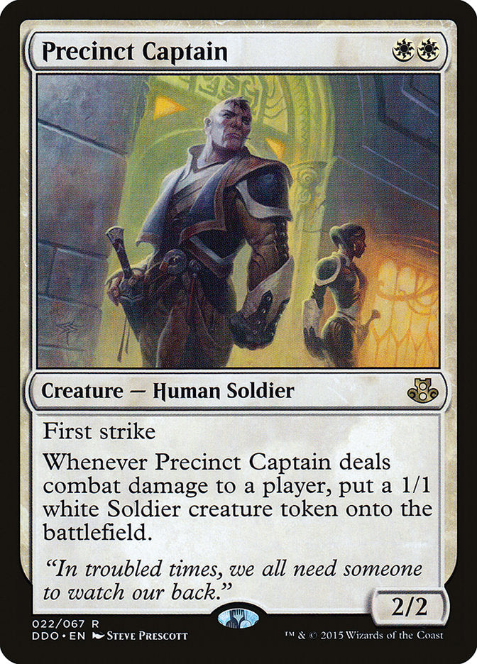Precinct Captain [Duel Decks: Elspeth vs. Kiora] | Shuffle n Cut Hobbies & Games