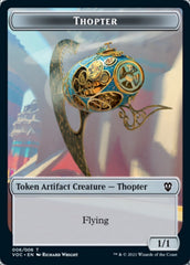 Spirit (003) // Thopter Double-Sided Token [Innistrad: Crimson Vow Commander Tokens] | Shuffle n Cut Hobbies & Games