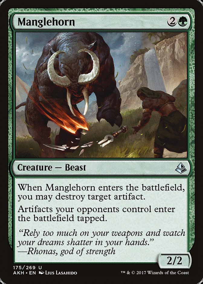 Manglehorn [Amonkhet] | Shuffle n Cut Hobbies & Games