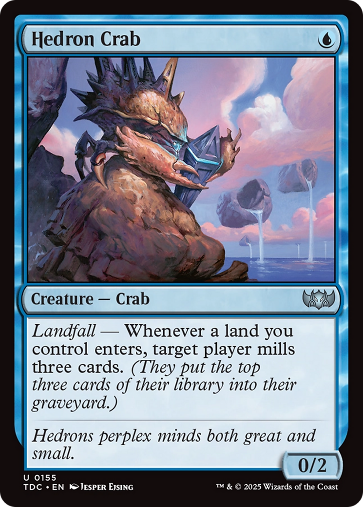 Hedron Crab [Tarkir: Dragonstorm Commander] | Shuffle n Cut Hobbies & Games