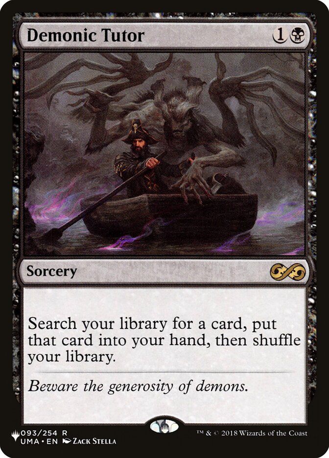 Demonic Tutor [The List] | Shuffle n Cut Hobbies & Games