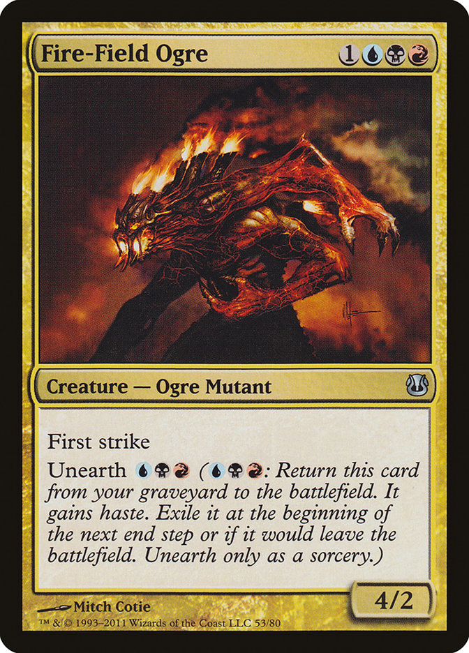 Fire-Field Ogre [Duel Decks: Ajani vs. Nicol Bolas] | Shuffle n Cut Hobbies & Games