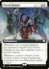 Norn's Decree (Extended Art) [Phyrexia: All Will Be One Commander] | Shuffle n Cut Hobbies & Games