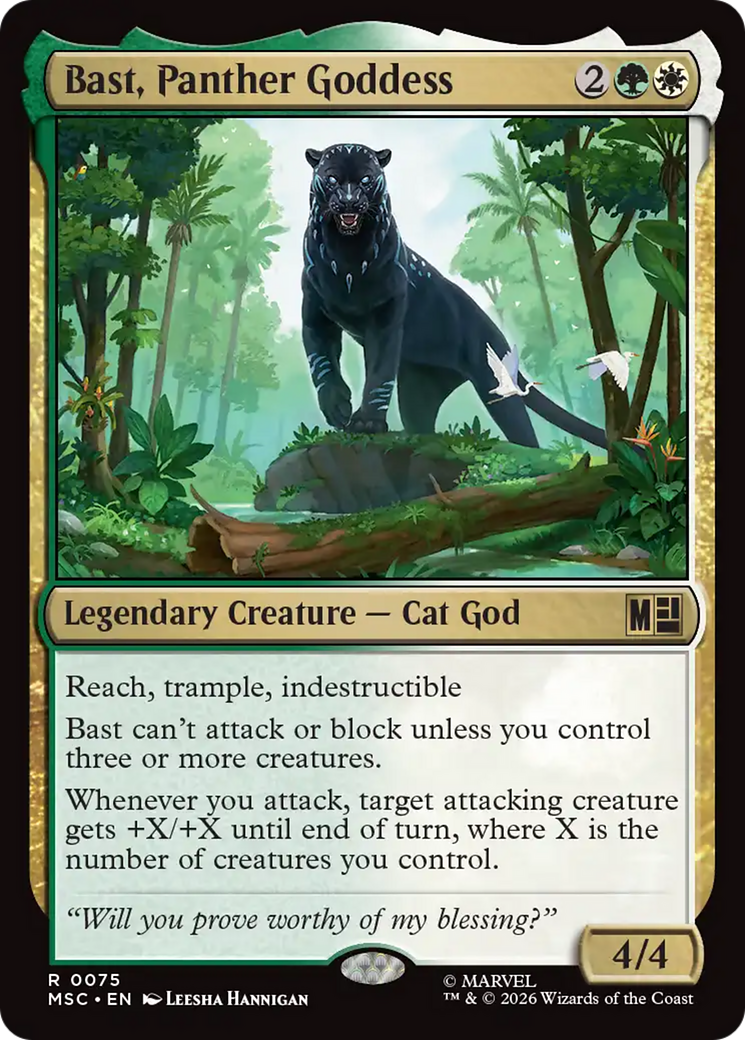 Bast, Panther Goddess [Marvel Super Heroes Commander] | Shuffle n Cut Hobbies & Games