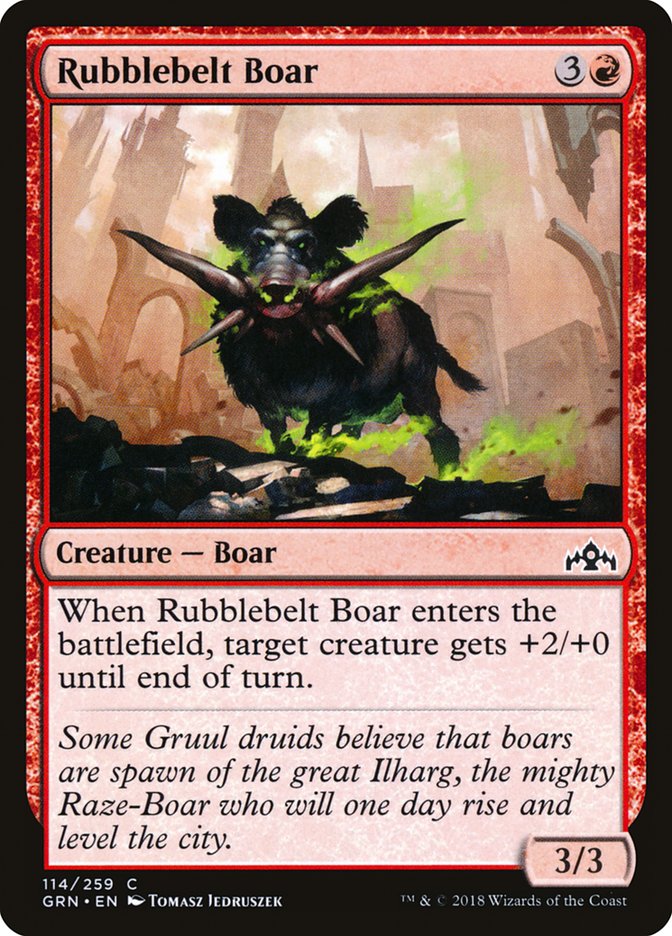 Rubblebelt Boar [Guilds of Ravnica] | Shuffle n Cut Hobbies & Games