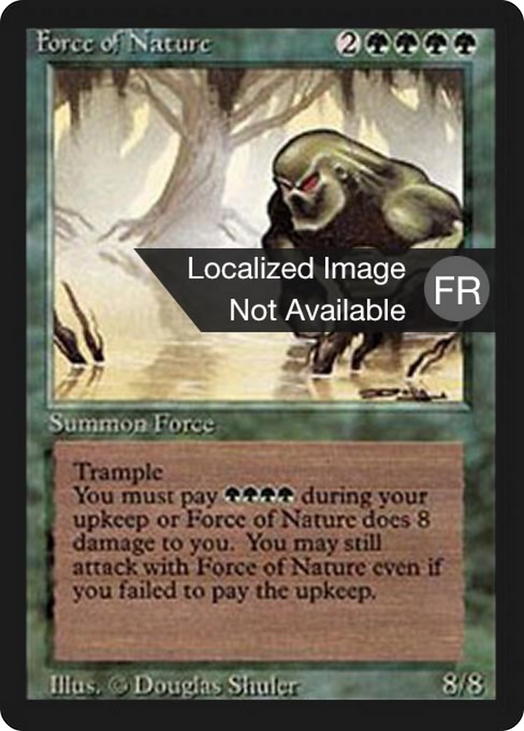 Force of Nature [Foreign Black Border] | Shuffle n Cut Hobbies & Games