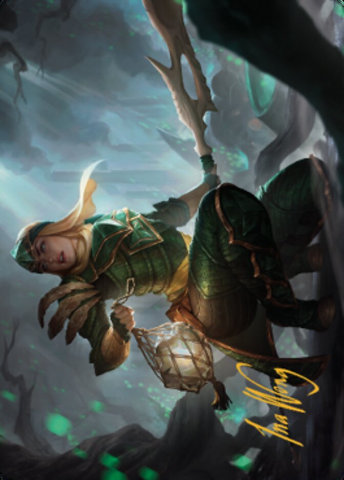 Argothian Opportunist Art Card (Gold-Stamped Signature) [The Brothers' War Art Series] | Shuffle n Cut Hobbies & Games