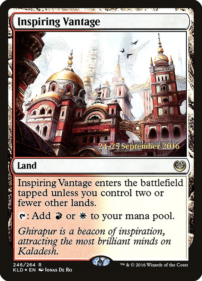 Inspiring Vantage [Kaladesh Prerelease Promos] | Shuffle n Cut Hobbies & Games