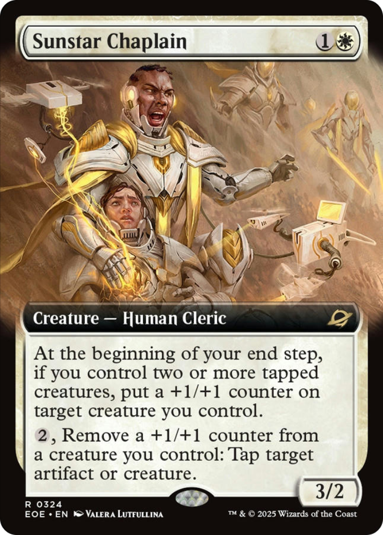 Sunstar Chaplain (Extended Art) [Edge of Eternities] | Shuffle n Cut Hobbies & Games