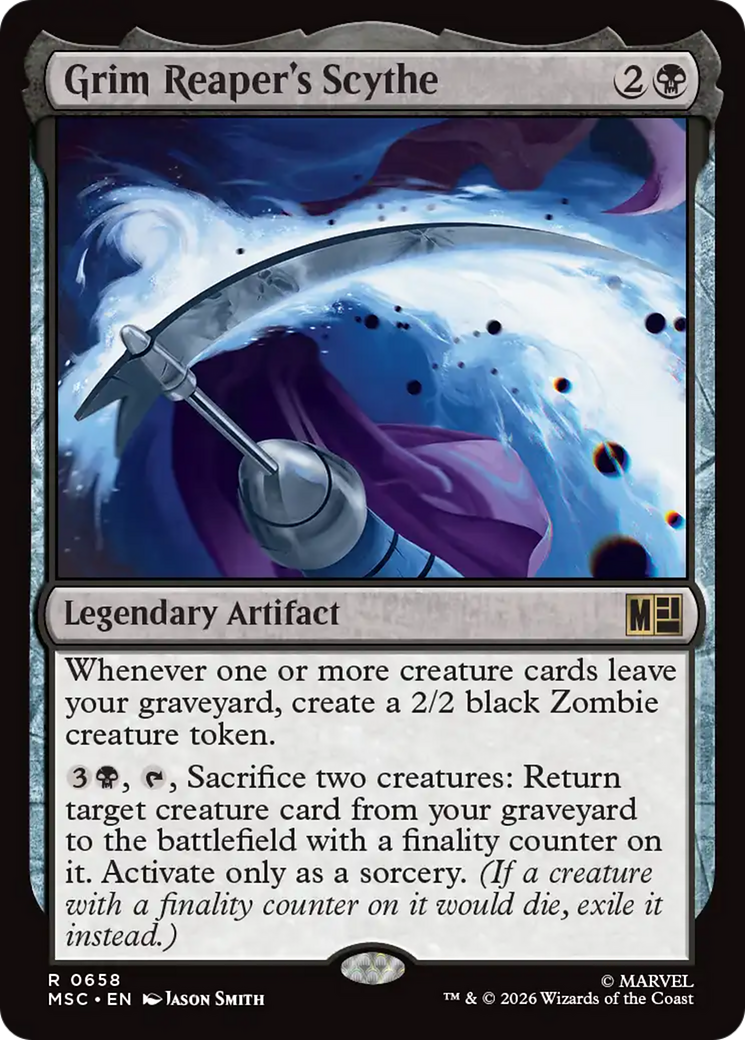 Grim Reaper's Scythe [Marvel Super Heroes Commander] | Shuffle n Cut Hobbies & Games