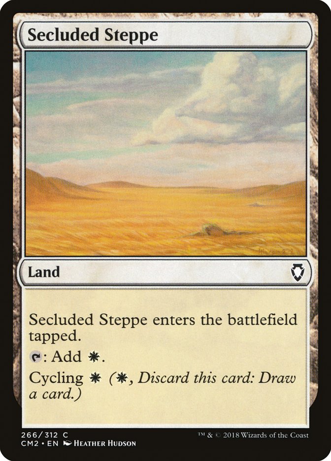 Secluded Steppe [Commander Anthology Volume II] | Shuffle n Cut Hobbies & Games