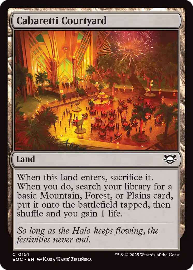 Cabaretti Courtyard [Edge of Eternities Commander] | Shuffle n Cut Hobbies & Games