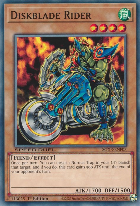 Diskblade Rider [SGX3-ENF05] Common | Shuffle n Cut Hobbies & Games