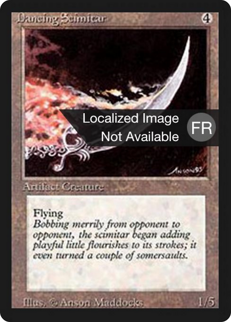 Dancing Scimitar [Foreign Black Border] | Shuffle n Cut Hobbies & Games