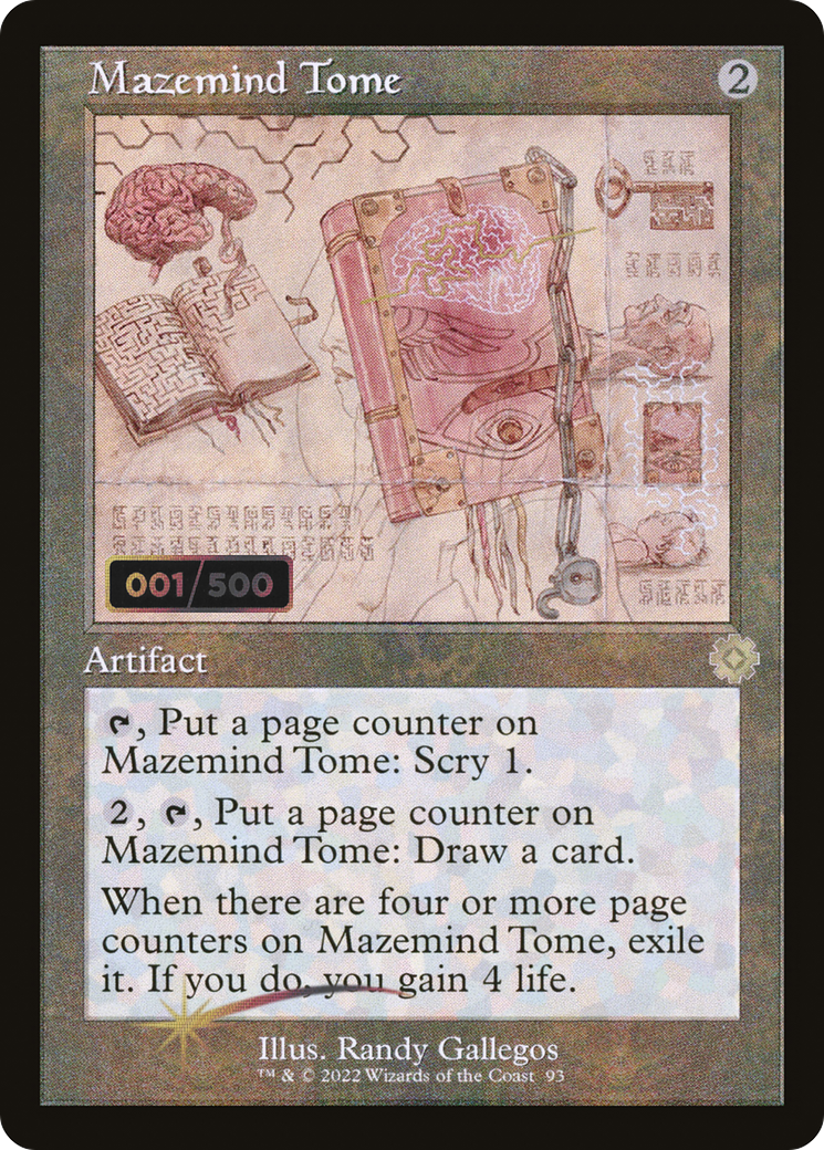 Mazemind Tome (Retro Schematic) (Serialized) [The Brothers' War Retro Artifacts] | Shuffle n Cut Hobbies & Games