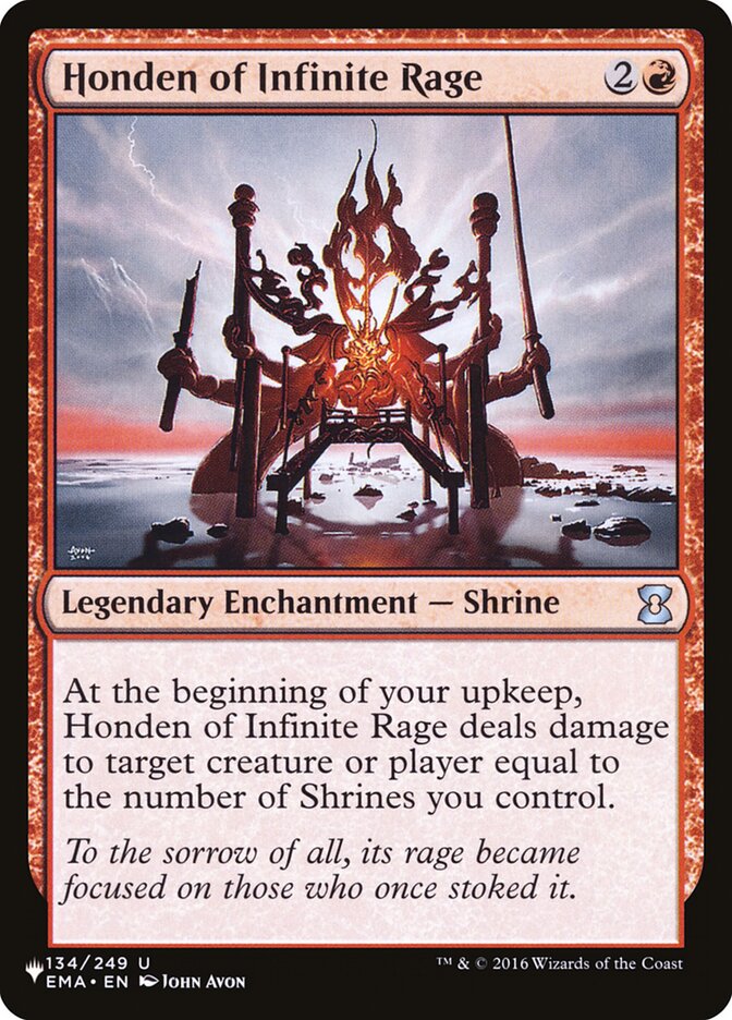 Honden of Infinite Rage [The List] | Shuffle n Cut Hobbies & Games
