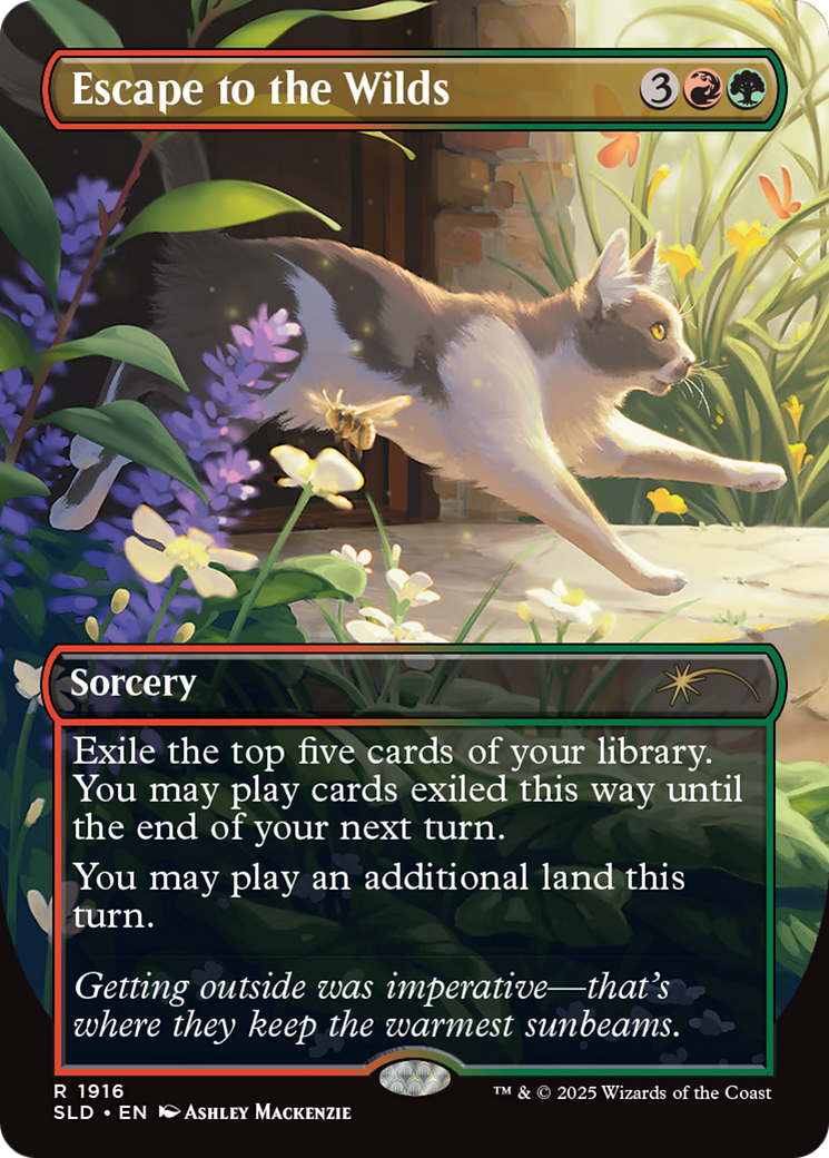 Escape to the Wilds (1916) (Rainbow Foil) [Secret Lair Drop Series] | Shuffle n Cut Hobbies & Games