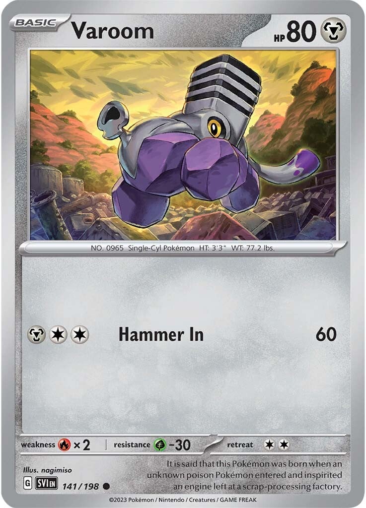 Varoom (141/198) [Scarlet & Violet: Base Set] | Shuffle n Cut Hobbies & Games