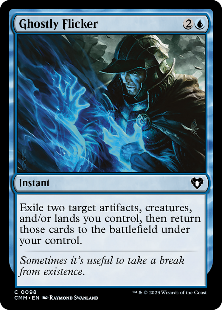 Ghostly Flicker [Commander Masters] | Shuffle n Cut Hobbies & Games