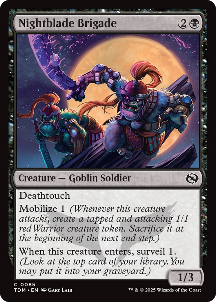 Nightblade Brigade [Tarkir: Dragonstorm] | Shuffle n Cut Hobbies & Games