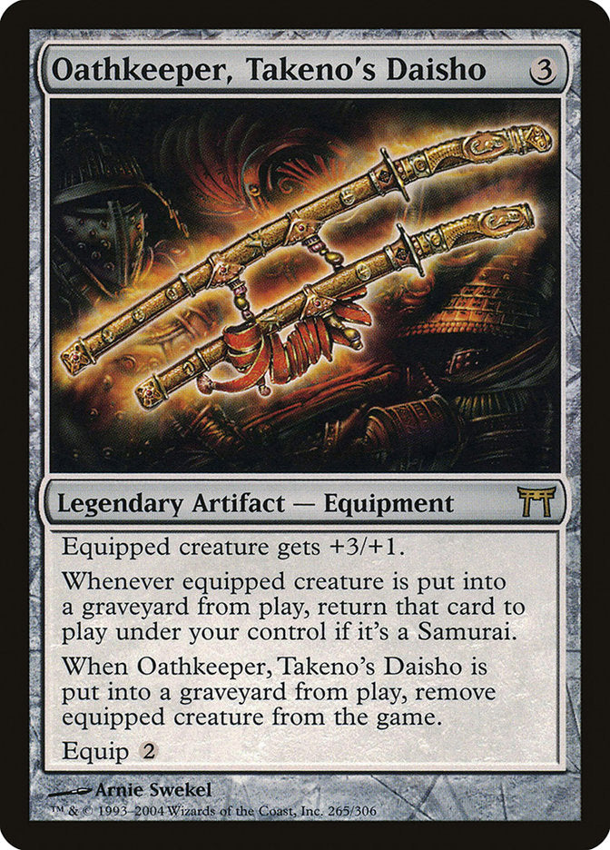Oathkeeper, Takeno's Daisho [Champions of Kamigawa] | Shuffle n Cut Hobbies & Games