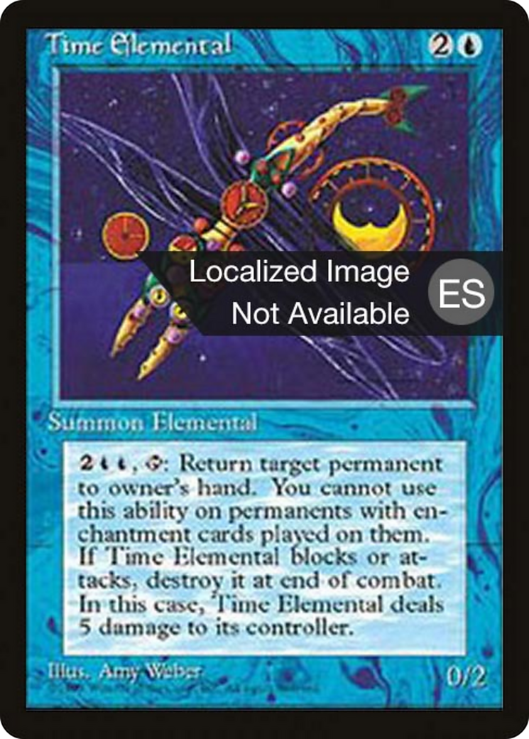 Time Elemental [Fourth Edition Foreign Black Border] | Shuffle n Cut Hobbies & Games
