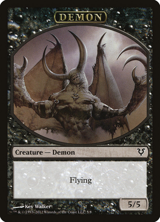 Demon Token [Avacyn Restored Tokens] | Shuffle n Cut Hobbies & Games