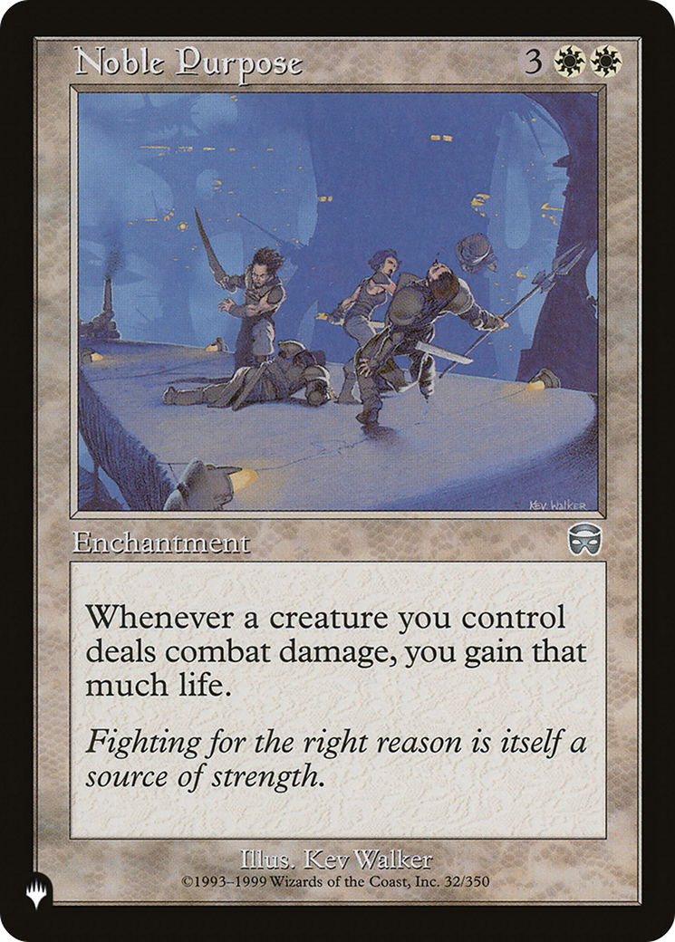 Noble Purpose [The List] | Shuffle n Cut Hobbies & Games