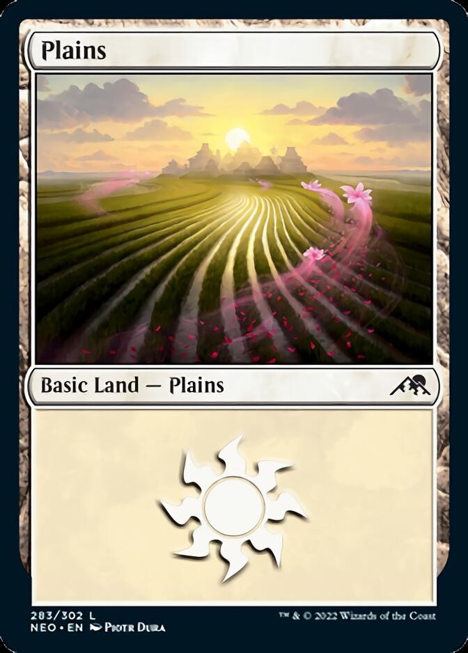 Plains (283) [Kamigawa: Neon Dynasty] | Shuffle n Cut Hobbies & Games